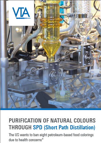 Flyer Purification of Natural Colours through SPD (Short Path Distillation)