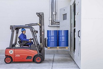 Produkttransport für Trennung von Aromastoffen aus Pflanzenextrakten 