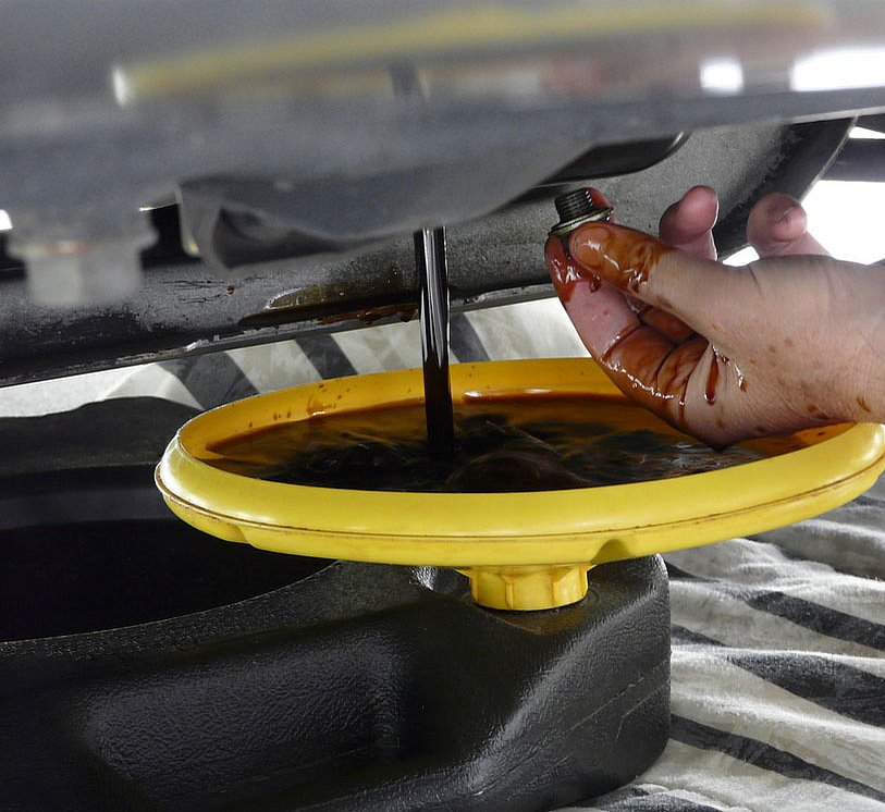 Anwendungsfoto für Polymere, beispielsweise zur Reinigung von gebrauchten Schmierstoffen