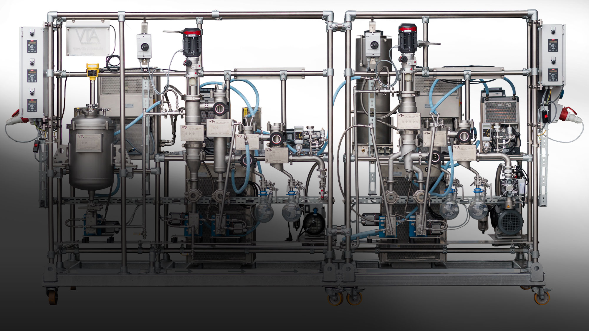 Mehrstufige Pilotanlage zur Reinigung von Milchsäure für PLA-Anwendungen
